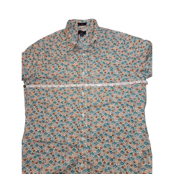 J.Crew Floral Flex Washed Classic Fit Short Sleeve Button Up Shirt - Women's - Picture 3 of 6